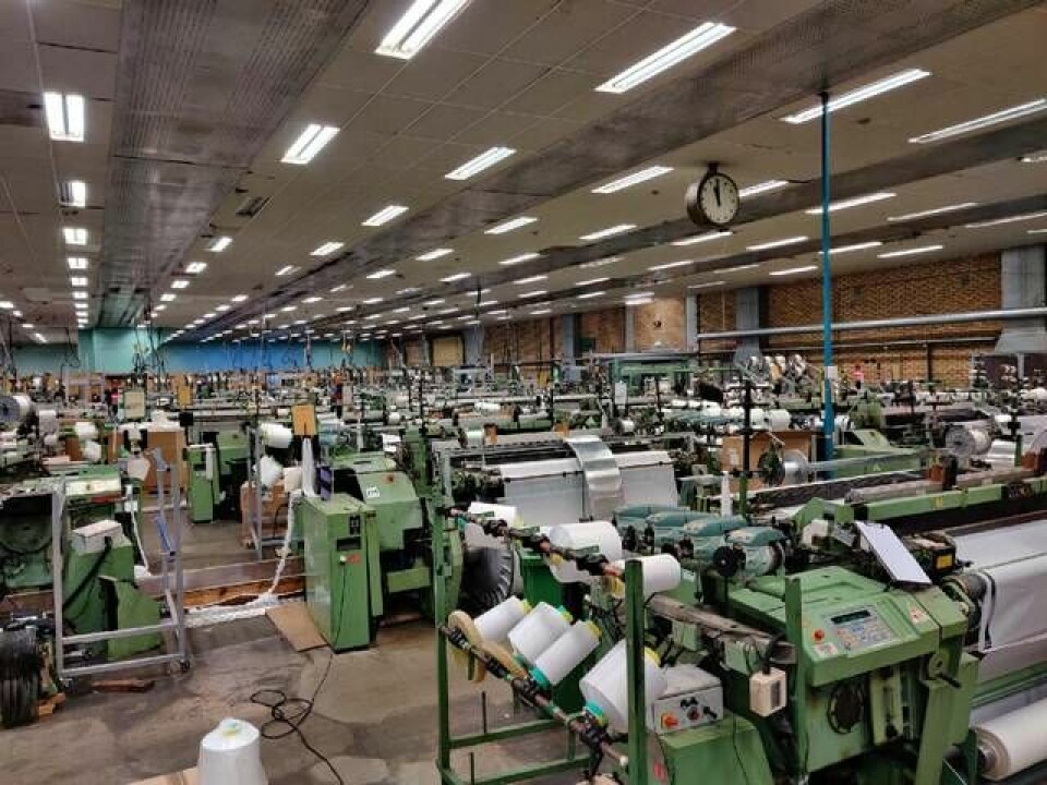 FOV Fabrics har sin produktion i Borås. Foto: FOV