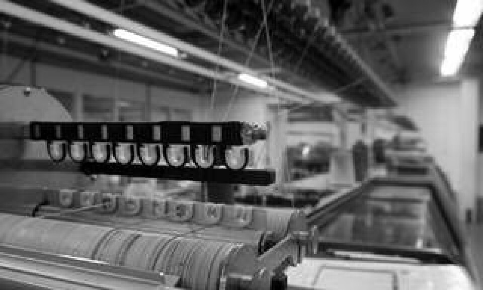 Omkring 7 000 personer arbetar i den direkta produktionen. Ungefär lika många till arbetar runt omkring. På 1970-talet sysselsatte textil- och konfektionsindustrin 75 000 industriarbetare. Foto: Teko