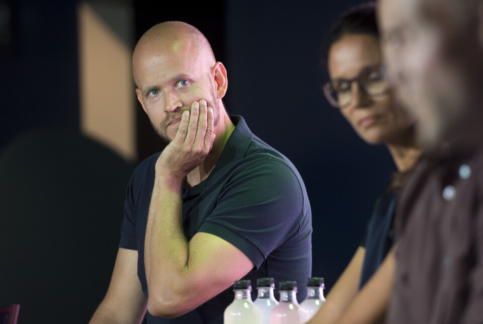 Strömningstjänsten Spotify, med grundaren och vd:n Daniel Ek, rapportrar kvartalssiffror. Arkivbild Daniel Ek