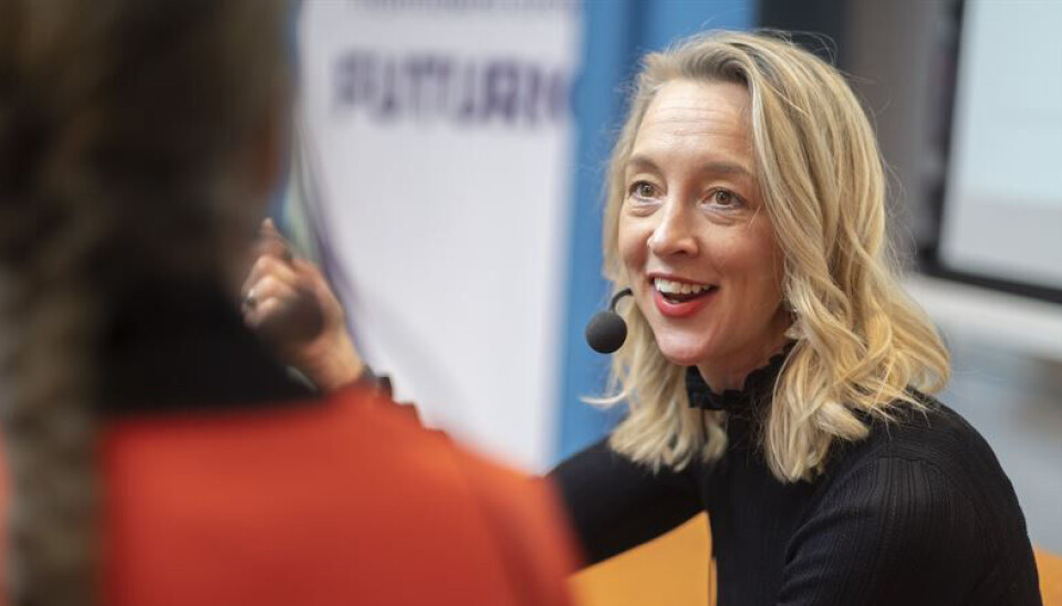 Anna Wikland, Sverigechef, Google. Porträttbild på en leende kvinna som heter Anna Wikland. Hon är Sverigechef för Google.