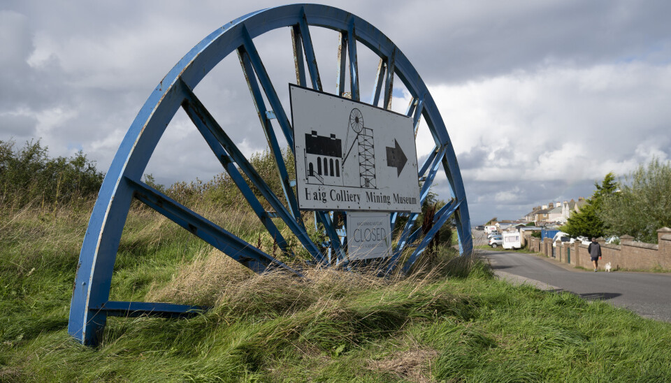 Haig Colliery Mining Museum i den brittiska kuststaden Newhaven påminner om ortens förflutna. Arkivbild. Haig Colliery Mining Museum i den brittiska kuststaden Newhaven påminner om ortens förflutna. Arkivbild.