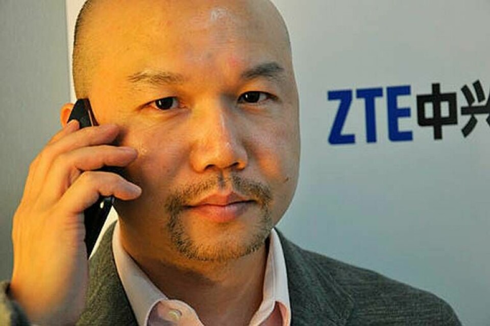 Ao Wen, chef för ZTE:s mobiltelefoner i Europa. Foto: Helen Ahlbom