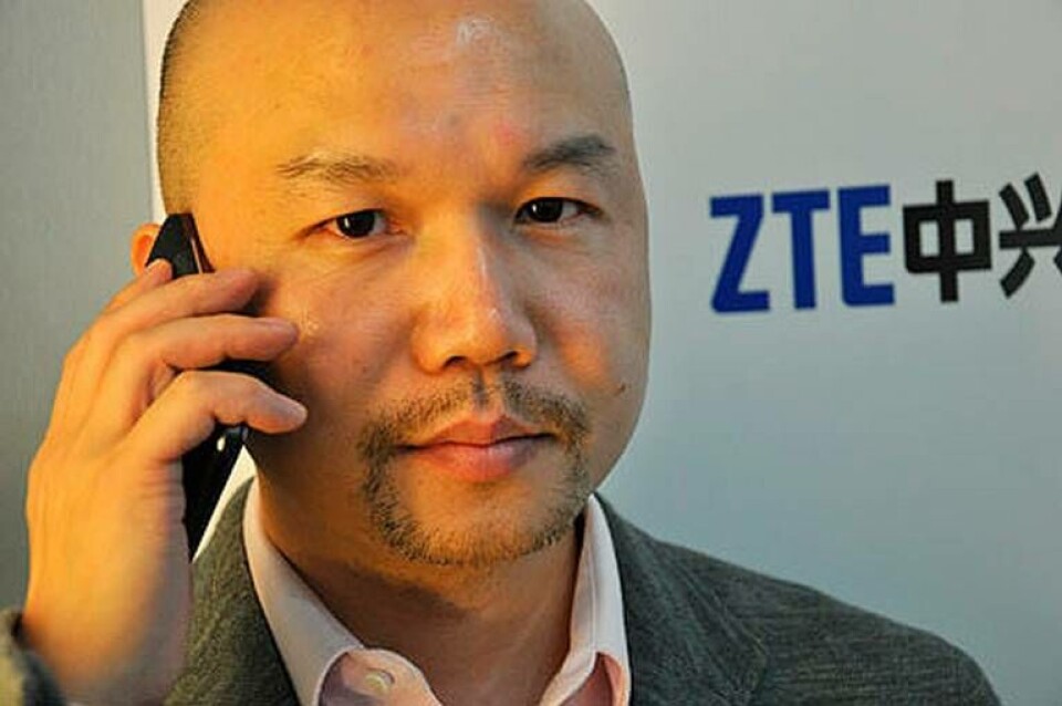 Ao Wen, chef för ZTE:s mobiltelefoner i Europa. Foto: Helen Ahlbom Ao Wen, chef för ZTE:s mobiltelefoner i Europa. Foto: Helen Ahlbom