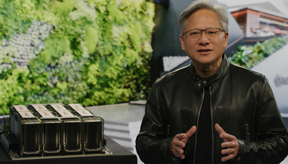 Jensen Huang, vd på Nvidia, öppnar ai-konferensen GTC 2023.