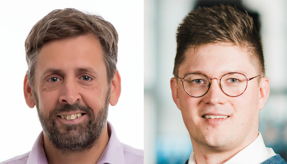 Jakob Ehn och Peter Örneholm, sytemutvecklare hos Active Solution – och experter på Chat GPT.