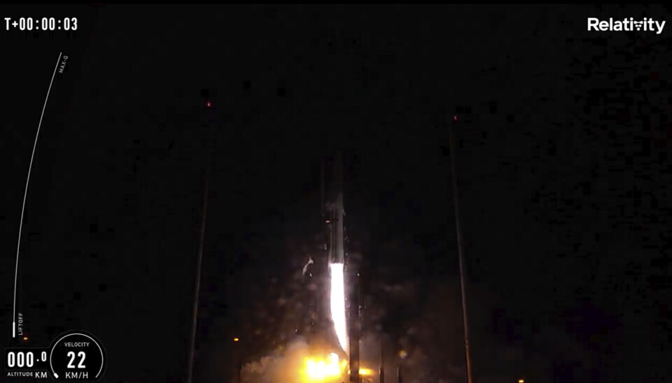 Raketen Terran 1 lyfte som den skulle, men sedan gick något snett. Raketen Terran 1 lyfte som den skulle, men sedan gick något snett.