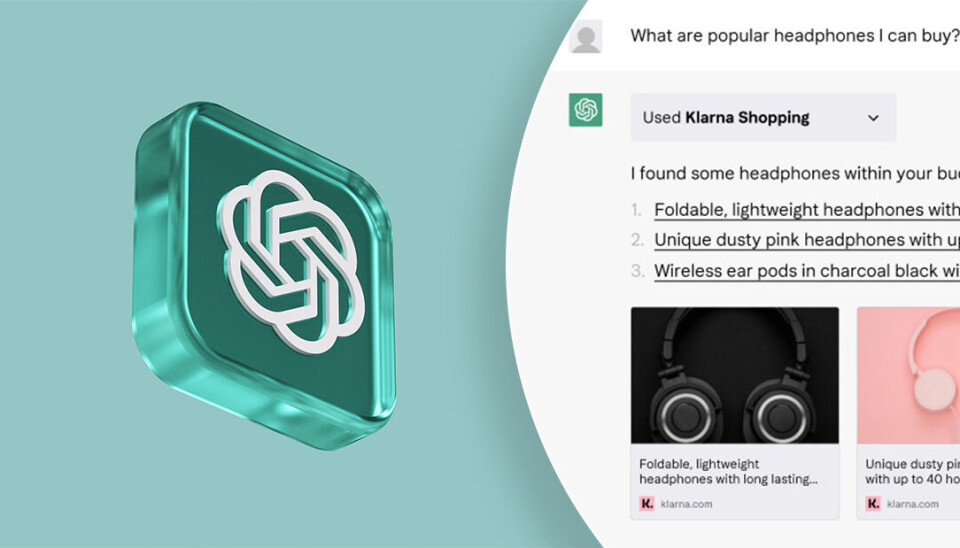 Chat GPT:s nya superförmåga kan ersätta dina appar Open AI:s logotyp och en skärmbild från Klarna.