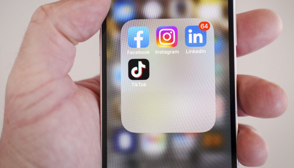 Anställda inom Försvarsmakten förbjuds att ha Tiktok på sina mobiltelefoner. Arkivbild. Anställda inom Försvarsmakten förbjuds att ha Tiktok på sina mobiltelefoner. Arkivbild.