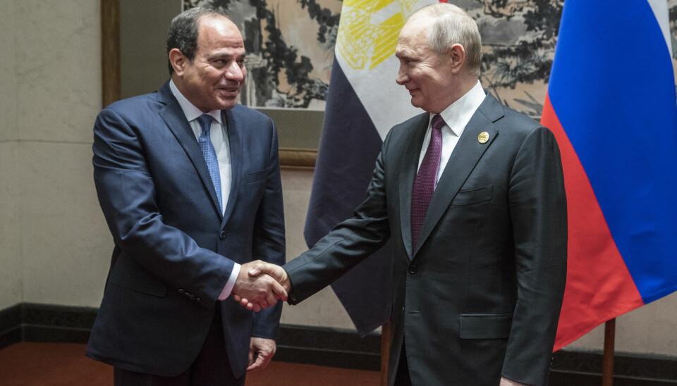 Abd al-Fattah al-Sisi och Vladimir Putin