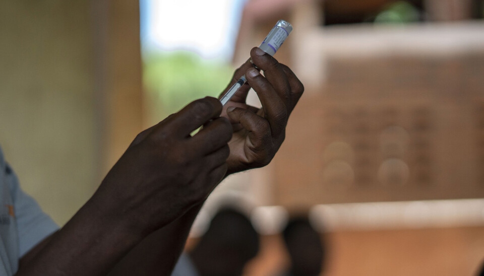 Ett vaccin mot malaria godkänns i Ghana. Arkivbild. Ett vaccin mot malaria godkänns i Ghana. Arkivbild.