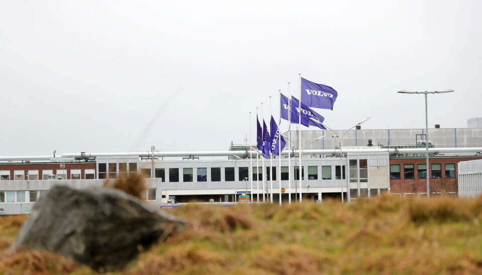Mannen spionerade på både Volvo och Scania i egenskap av konsult. Arkivbild. Bild som visar Volvos lokaler utifrån