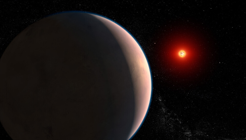 Planeten är en så kallad superjord, med en massa som är tre gånger större än jorden. Planeten är en så kallad superjord, med en massa som är tre gånger större än jorden.