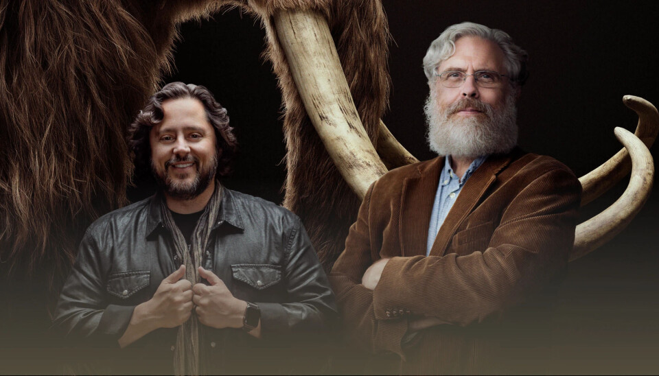 Ben Lamm och George Church på Colossal. Ben Lamm och George Church på Colossal.