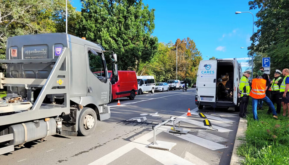 Mätning av utsläpp från lastbilar