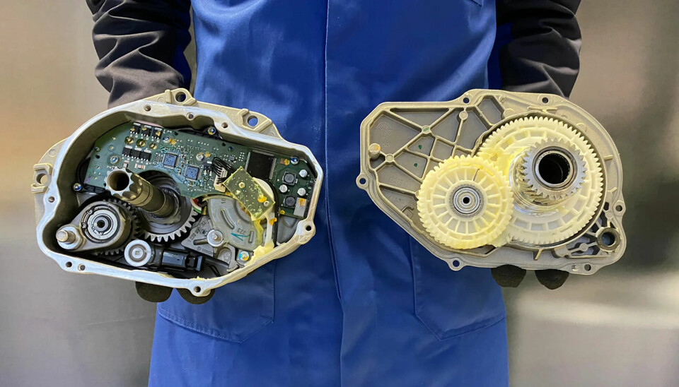 Fraunhofer-institutet har utvecklat ett system för 3d-utskrift av reservdelar till elcykelmotorer. I dag repareras de sällan eftersom reservdelar inte finns tillgängliga.