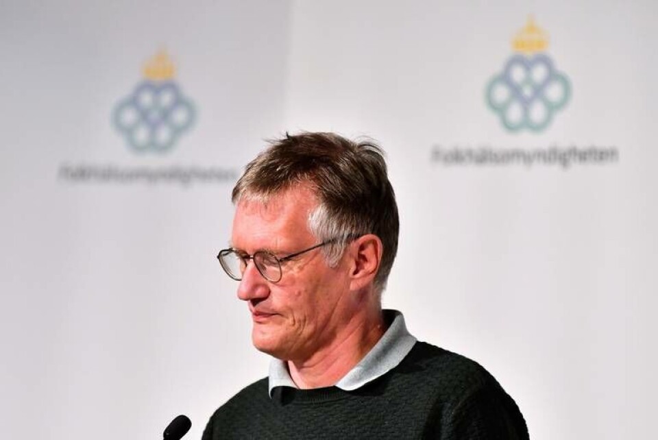 Anders Tegnell, statsepidemiolog på Folkhälsomyndigheten. Arkivbild. Foto: Jonas Ekströmer/TT Anders Tegnell, statsepidemiolog på Folkhälsomyndigheten. Arkivbild. Foto: Jonas Ekströmer/TT
