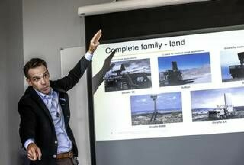 Anders Linder är chef för ytradarsystem på Saab Surveillance. Foto: Sören Håkanlind