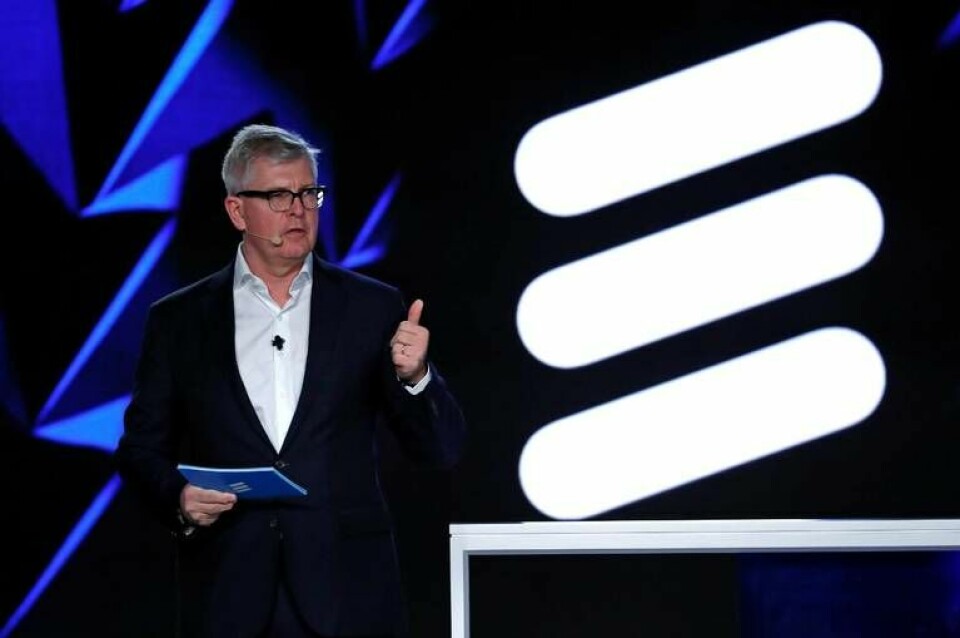 Börje Ekholm, vd Ericsson, sa vid bolagsstämman i mars att Ericsson har en marknadsandel på ”uppemot 50 procent” vad gäller 5g-kontrakt.