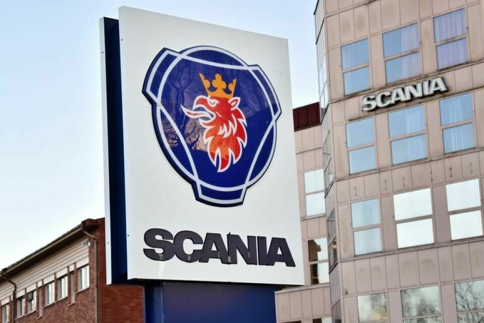 Buss- och lastbilstillverkaren Scania stänger i veckan ned all tillverkning i Europa och Latinamerika till den 13 april, inklusive svenska fabriker i Södertälje, Oskarshamn och Luleå. Foto: Jonas Ekströmer/TT