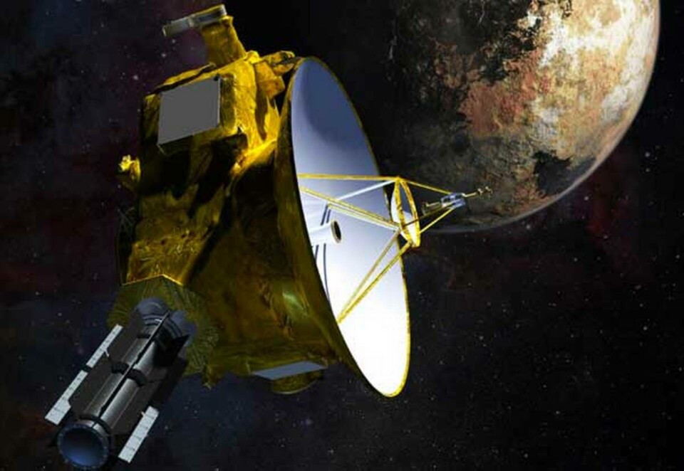 Sonden New Horizons i en illustration från Nasa. Foto: Nasa Sonden New Horizons i en illustration från Nasa. Foto: Nasa