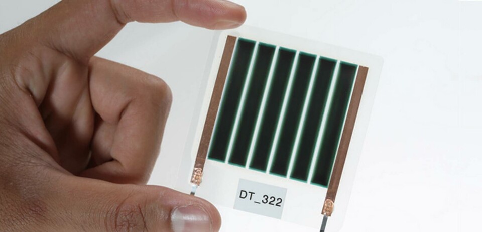Förhoppningen är att tillverka miljontals solceller med början 2024. Foto: Dracula Technologies Förhoppningen är att tillverka miljontals solceller med början 2024. Foto: Dracula Technologies