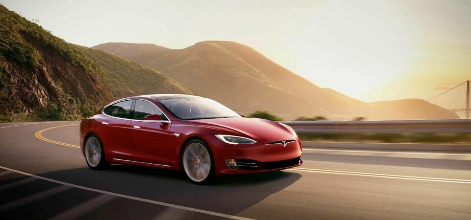 En elbil från Tesla. Foto: Tesla