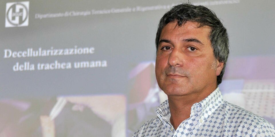 Paolo Macchiarini, läkare på KI Foto: Lorenzo Galassi
