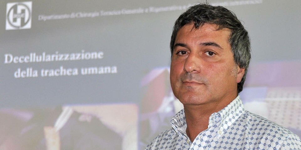 Paolo Macchiarini, läkare på KI Foto: Lorenzo Galassi Paolo Macchiarini, läkare på KI Foto: Lorenzo Galassi