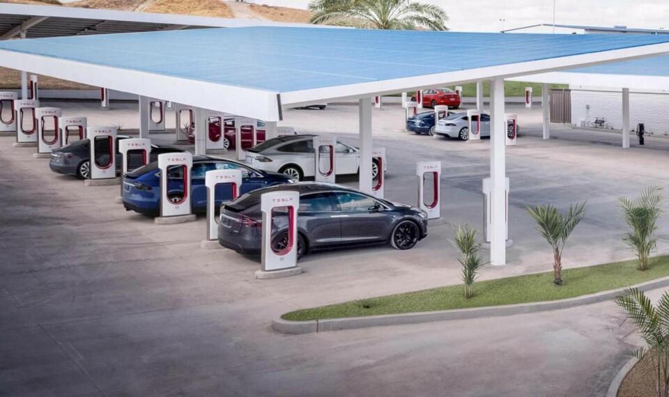 Under fjärde kvartalet kommer Tesla att börja installera nya, snabbare Superchargers i Europa. Foto: Tesla Under fjärde kvartalet kommer Tesla att börja installera nya, snabbare Superchargers i Europa. Foto: Tesla