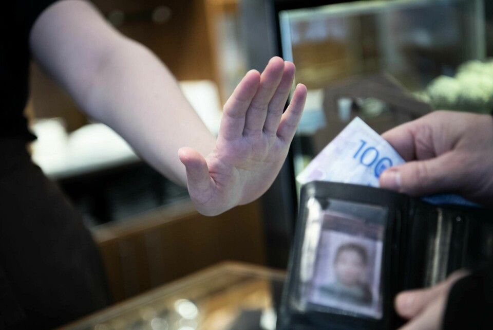 Kontanttjänsten Kassagiro som kan användas för att betala räkningar kontant är på väg bort.
Foto: Fredrik Sandberg/TT