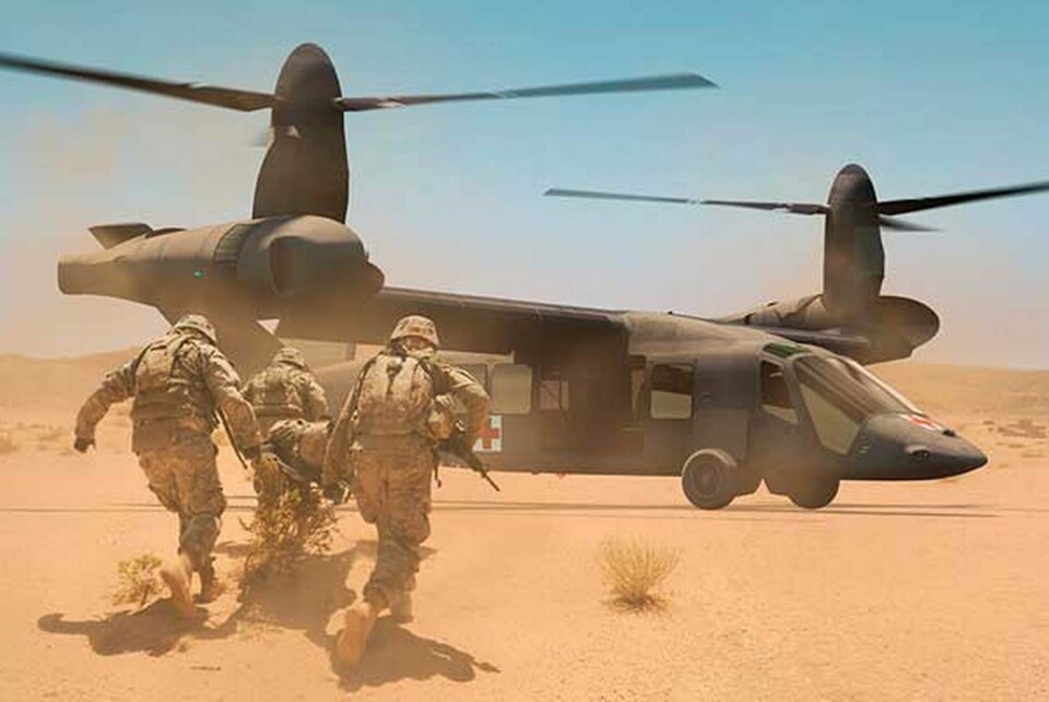 V-280 Valor är tänkt att ersätta arméns åldrande helikopterflotta. Foto: Bell V-280 Valor är tänkt att ersätta arméns åldrande helikopterflotta. Foto: Bell