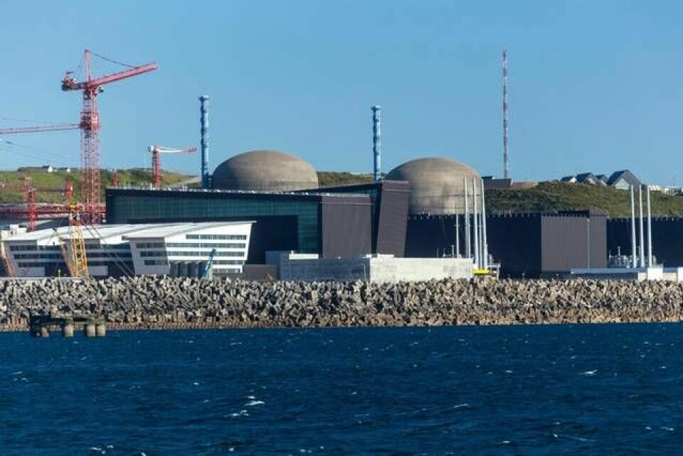 Kärnkraftverket Flamanville i Frankrike drivs av EDF, och har i dag två tryckvattenreaktorer. En tredje reaktor håller på att byggas.Foto: Hemis / Alamy