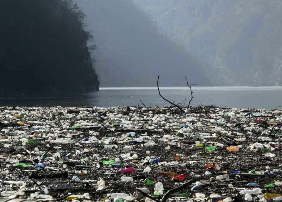 Mängder av plastskräp förorenar jorden, här är ett exempel i Bosnien. Mikroplaster har nu hittats i mänskligt blod. Arkivbild. Foto: Eldar Emric/AP/TT Mängder av plastskräp förorenar jorden, här är ett exempel i Bosnien. Mikroplaster har nu hittats i mänskligt blod. Arkivbild. Foto: Eldar Emric/AP/TT