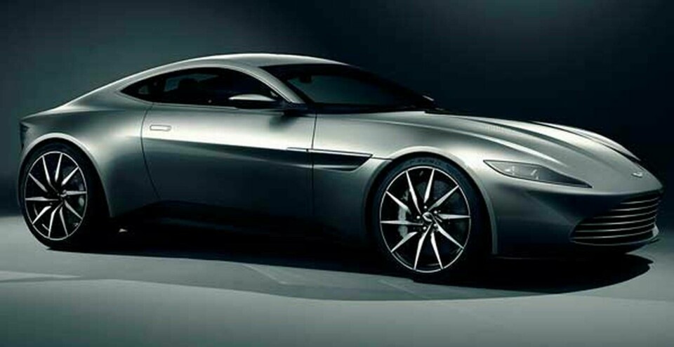 Aston Martin DB10, specialbyggd för Bondfilmen Spectre. Foto: Aston Martin