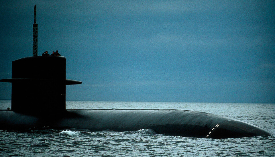 Ubåten från filmen Jakten på Röd Oktober.