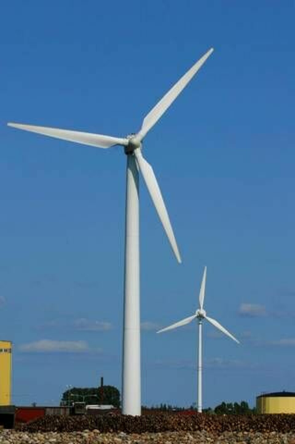 Ungefär hälften av Gotlands elanvändning kommer från öns egna vindkraftverk. Foto: Andr Maslennikov /IBL Bildbyrå