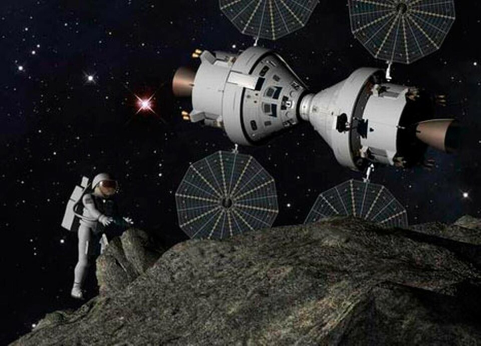 Nasa kan nu fortsätta med att planera för en astronautlandning på en asteroid. Foto: Nasa Nasa kan nu fortsätta med att planera för en astronautlandning på en asteroid. Foto: Nasa