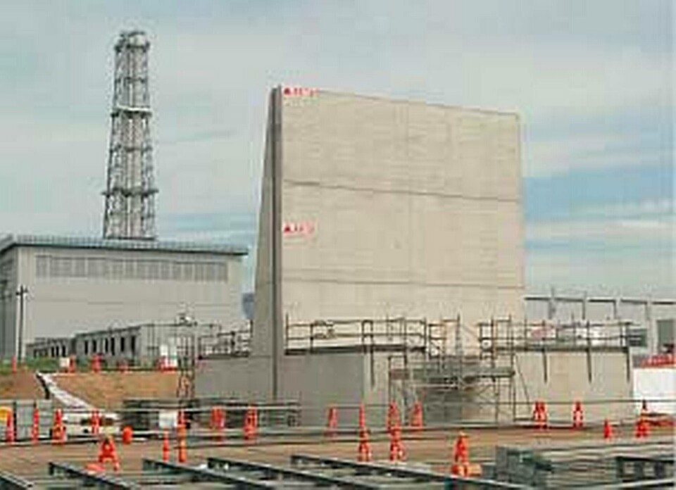 Energibolaget Tepco bygger vågbrytare vid kärnkraftverket Kashiwazaki-Kariwa. Foto: Tepco Energibolaget Tepco bygger vågbrytare vid kärnkraftverket Kashiwazaki-Kariwa. Foto: Tepco
