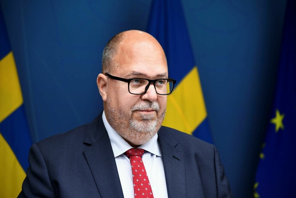 Näringsminister Karl-Petter Thorwaldsson (S). Arkivbild. Foto: Lars Schröder/TT