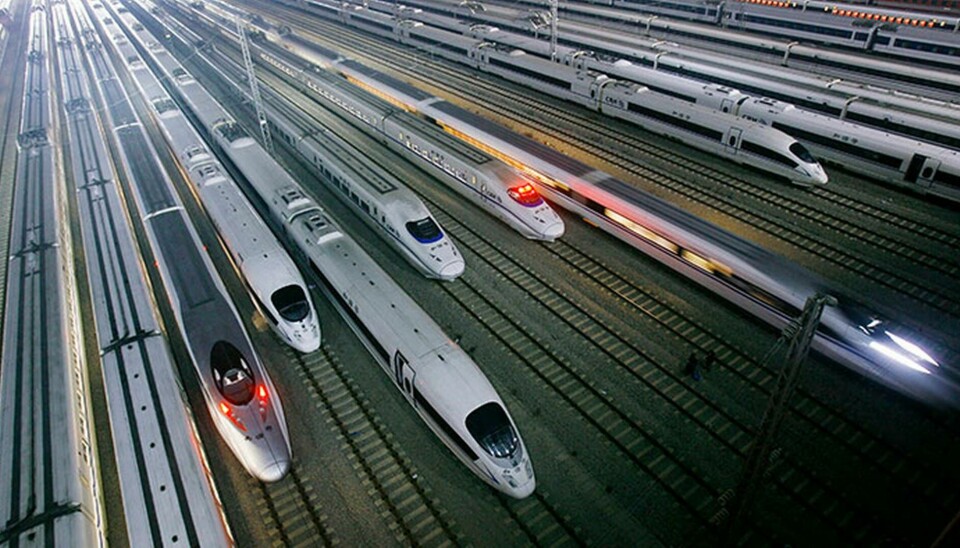 Höghastighetståg i Kina. Foto: TT