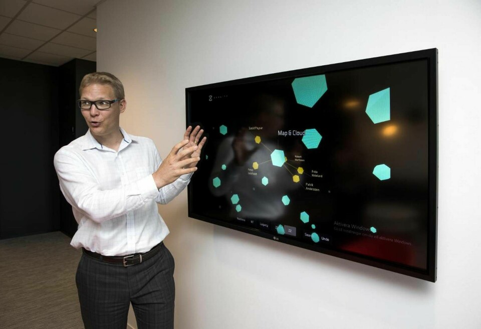 Dennis Nobelius, vd för Zenuity, som använder artificiell intelligens i programvara för självkörande bilar. Foto: Sören Håkanlind