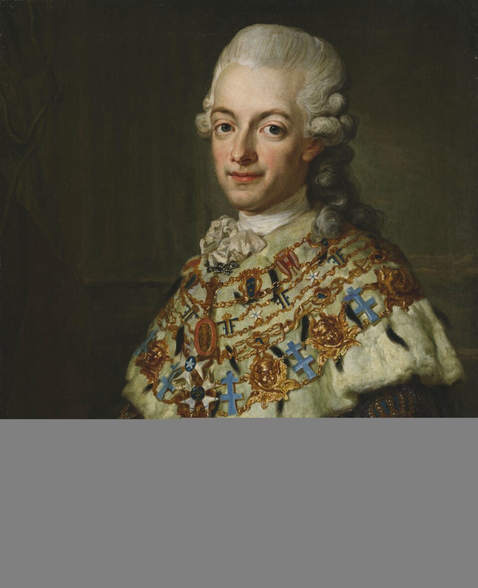 Gustav III (1746 –1792). Foto: TT Gustav III (1746 –1792). Foto: TT