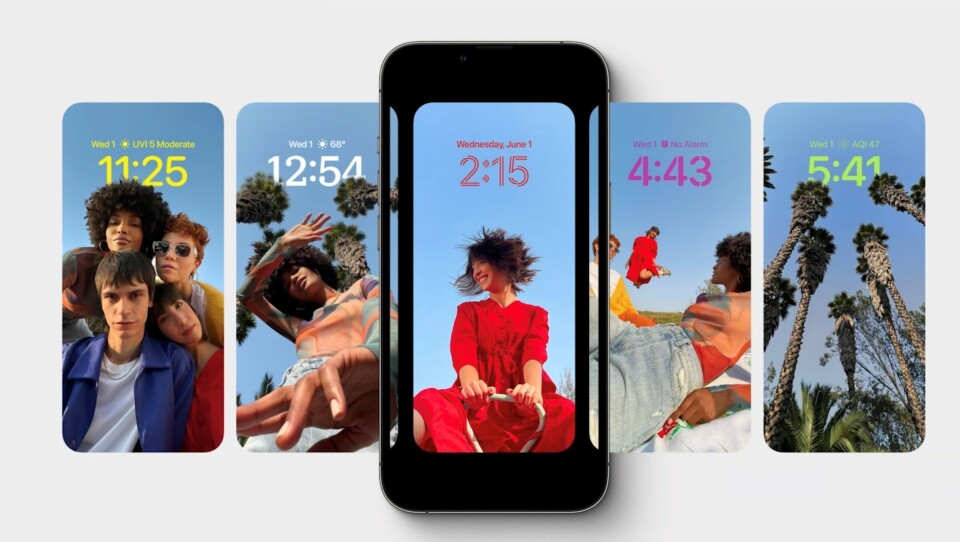Första nyheten på WWDC 2022 är Ios 16 – som bland annat ger låsskärmen på Iphone helt nya funktioner. Foto: Apple Första nyheten på WWDC 2022 är Ios 16 – som bland annat ger låsskärmen på Iphone helt nya funktioner. Foto: Apple