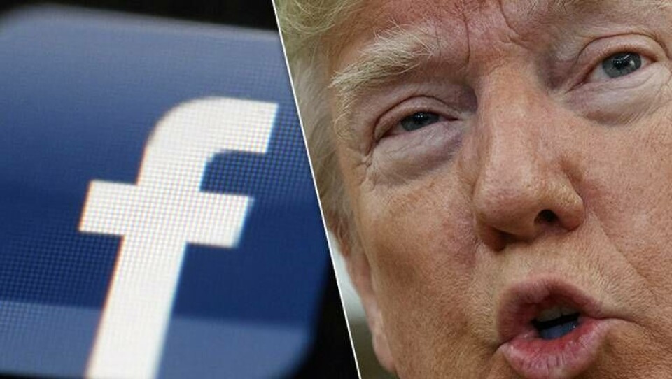 Facebook stänger konton för Trump-propaganda