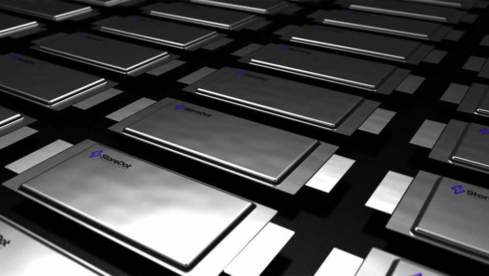 Storedots första kommersiella batteri XFC ska börja serietillverkas 2024. Här i påsformat. Foto: Storedot