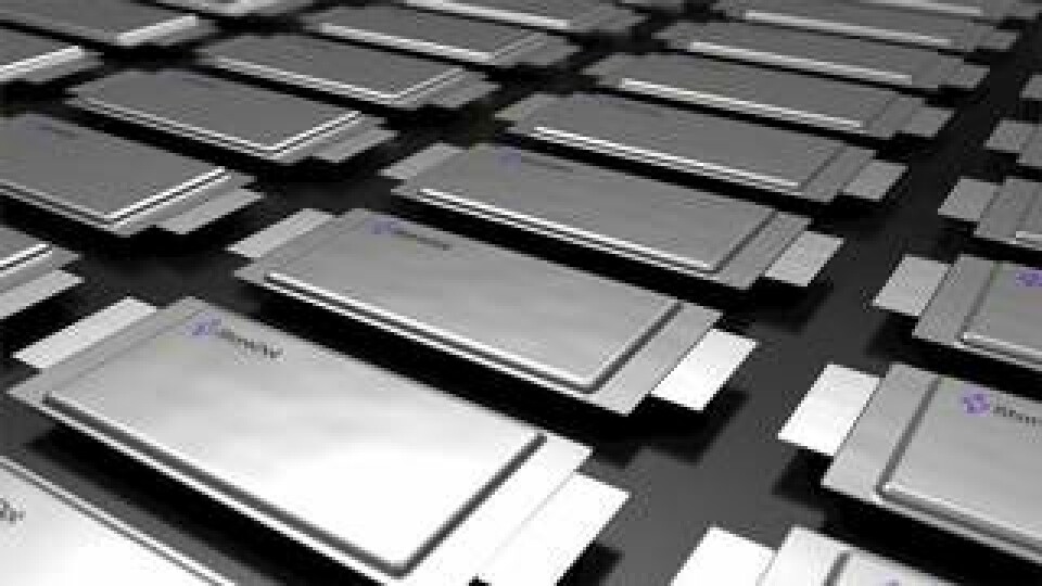 Storedots första kommersiella batteri XFC ska börja serietillverkas 2024. Här i påsformat. Foto: Storedot
