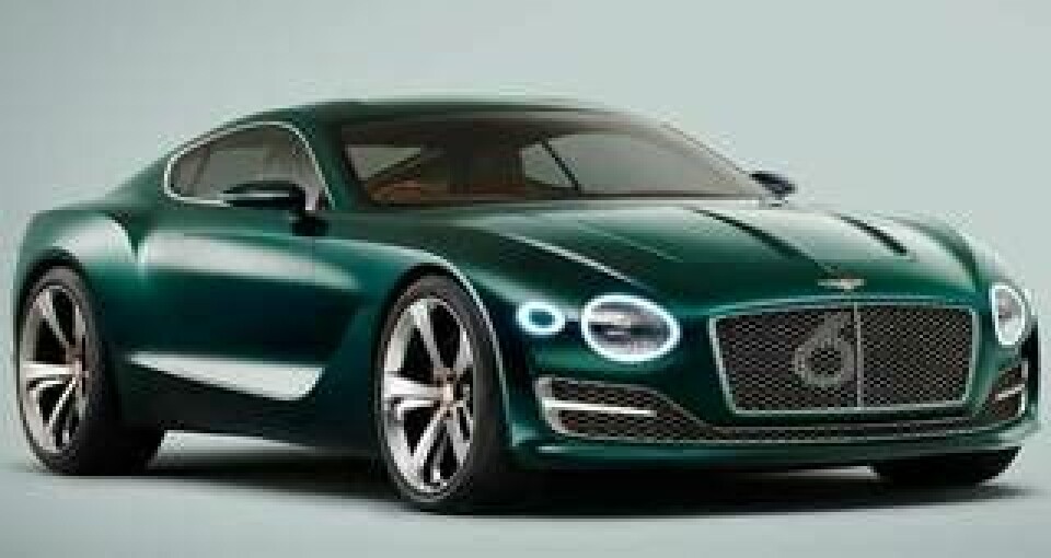 Bentley EXP 10 Speed 6, stilstudie som visas på bilsalongen i Geneve kan komma i produktion om några år. Foto: Bentley