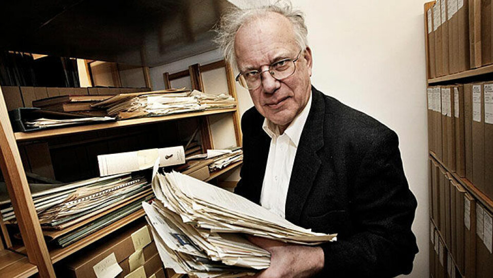 Problemskrivare. Göran Grimvall är professor emeritus i teoretisk fysik vid KTH i Stockholm, och har medverkat i Ny Teknik sedan 1979. Foto: Jörgen Appelgren Problemskrivare. Göran Grimvall är professor emeritus i teoretisk fysik vid KTH i Stockholm, och har medverkat i Ny Teknik sedan 1979. Foto: Jörgen Appelgren