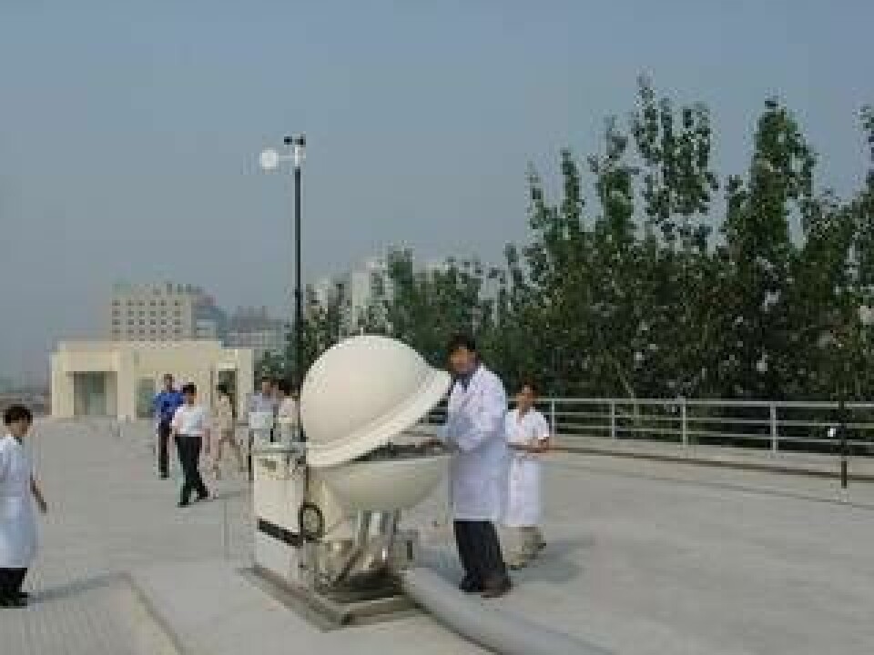 Övervakningsstation i Peking som drivs av organisationern CTBTO för mätning av radioaktiva ädelgasen xenon.