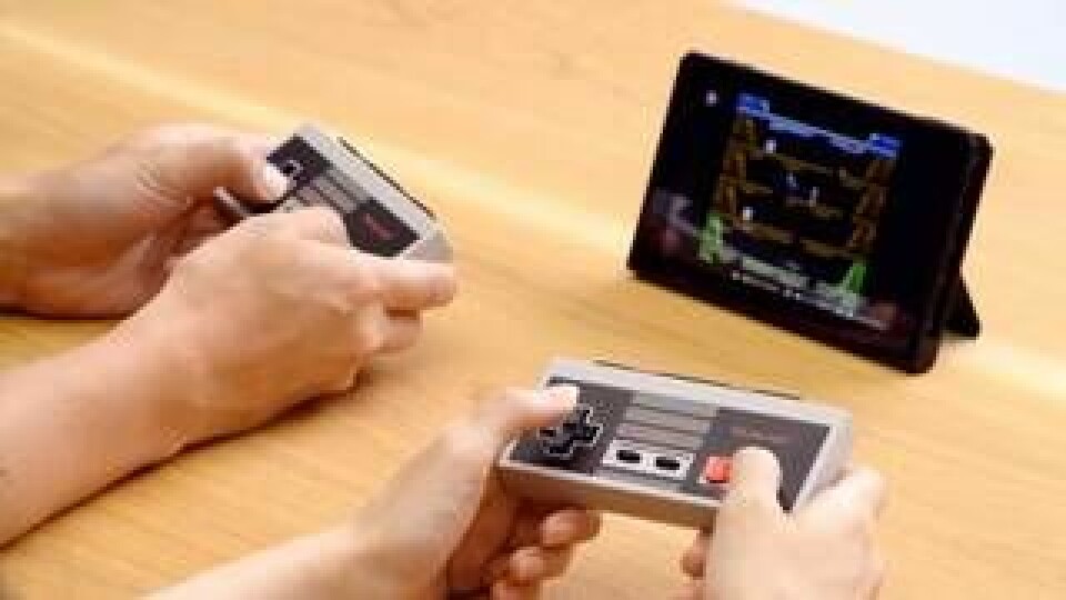 Retrospelet Ice Climber kan spelas med retrokontroller till nya konsolen Nintendo Switch. Foto: Nintendo